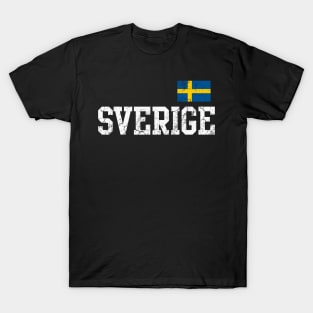 Sverige Flag Sweden Swedish Family Heritage T-Shirt